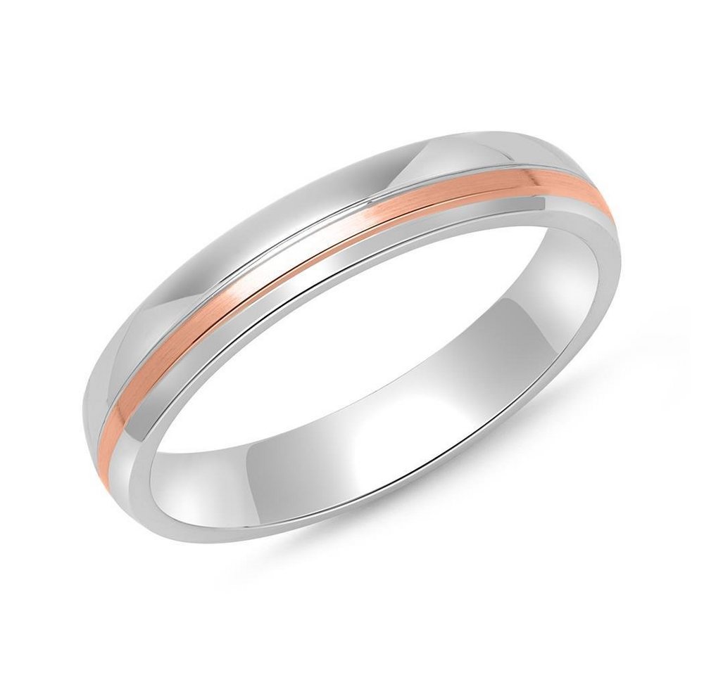 Vivo Silberring 925er Silber Ring teilrosévergoldet Herren R8585 von Vivo