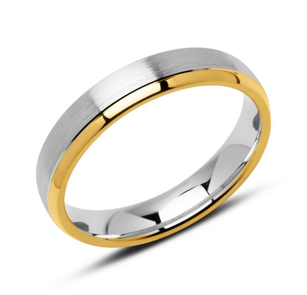 Vivo Silberring Herrenring von Unique aus teilvergoldetem Sterlingsilber von Vivo