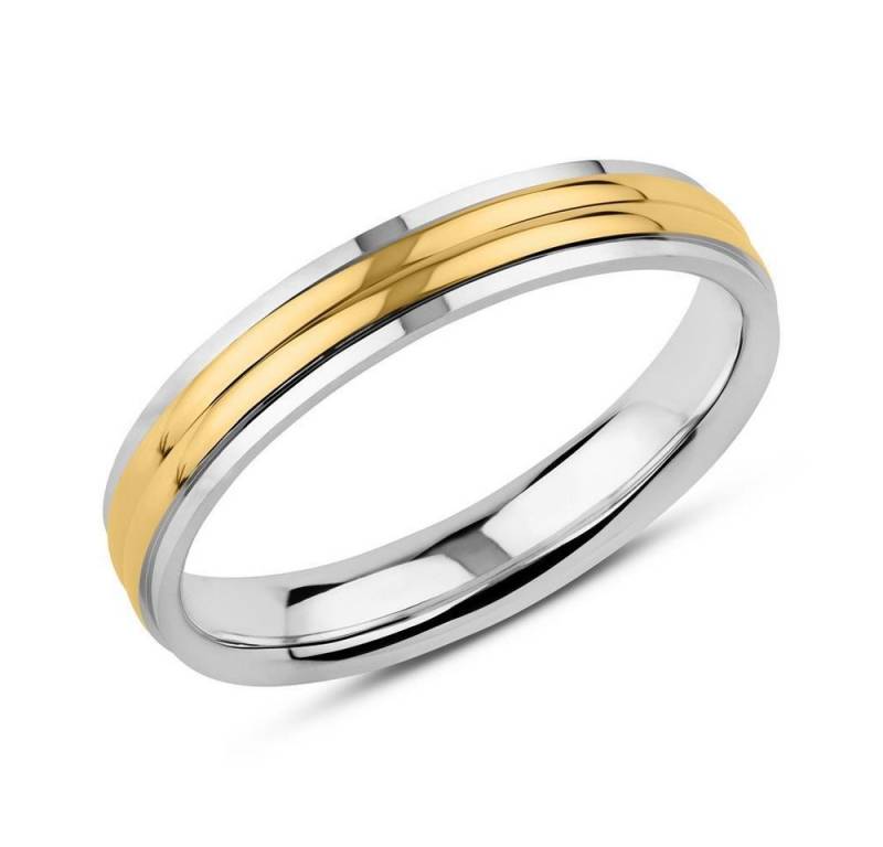 Vivo Silberring Unique Herrenring aus teilvergoldetem Sterlingsilber von Vivo