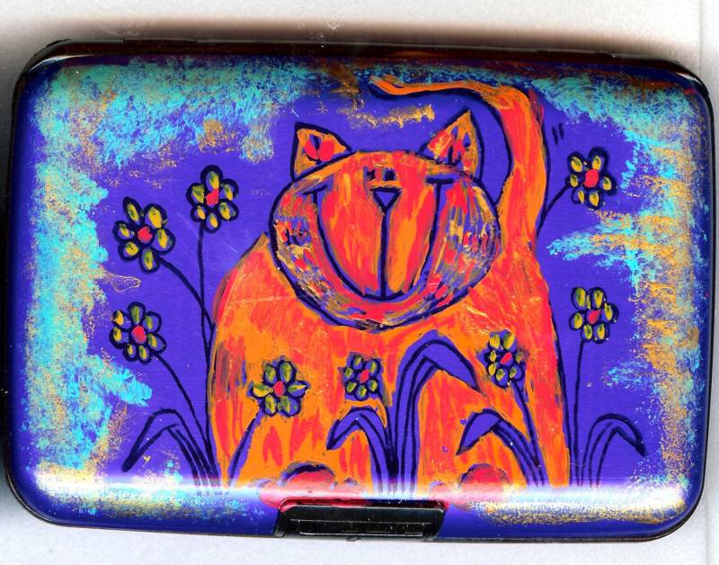 Silly Cat Rfid Blocking Portemonnaie von VivsCorner
