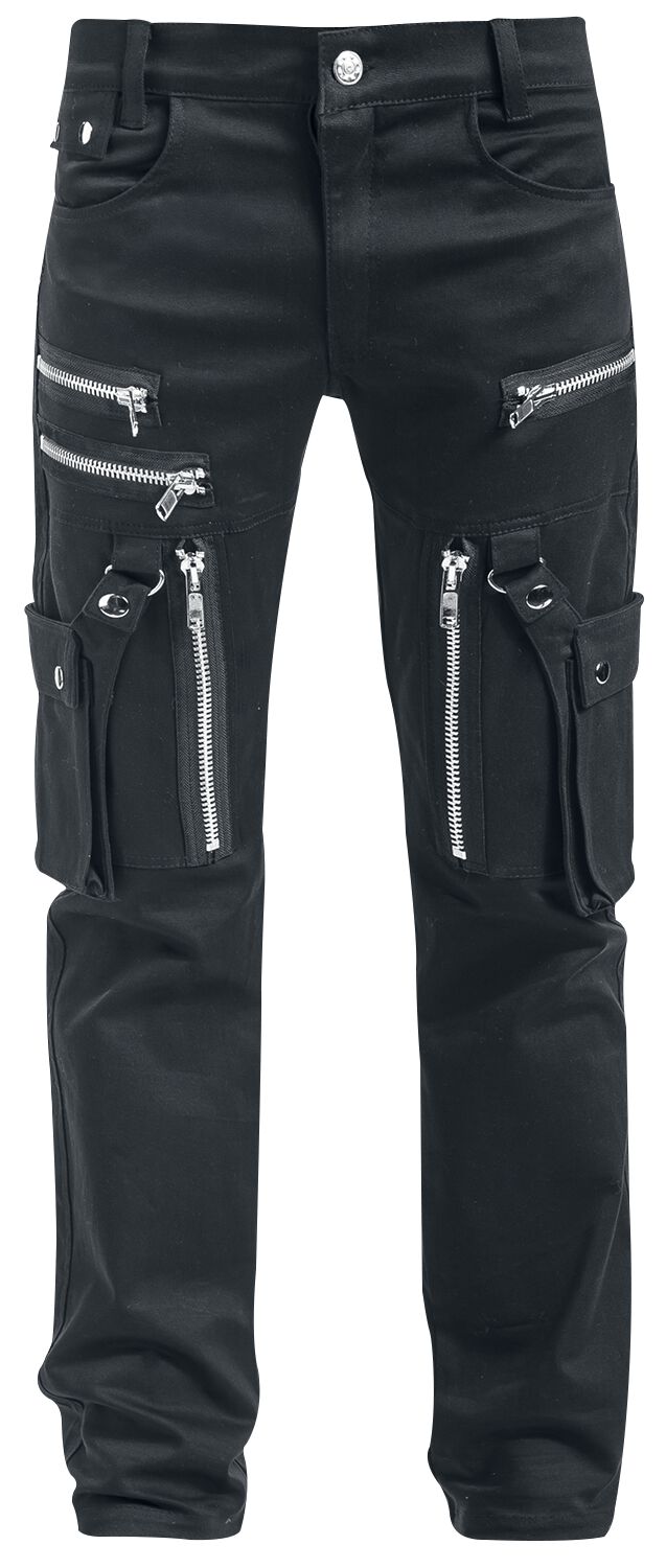 Vixxsin Andre Pants Stoffhose schwarz in W30L32 von Vixxsin