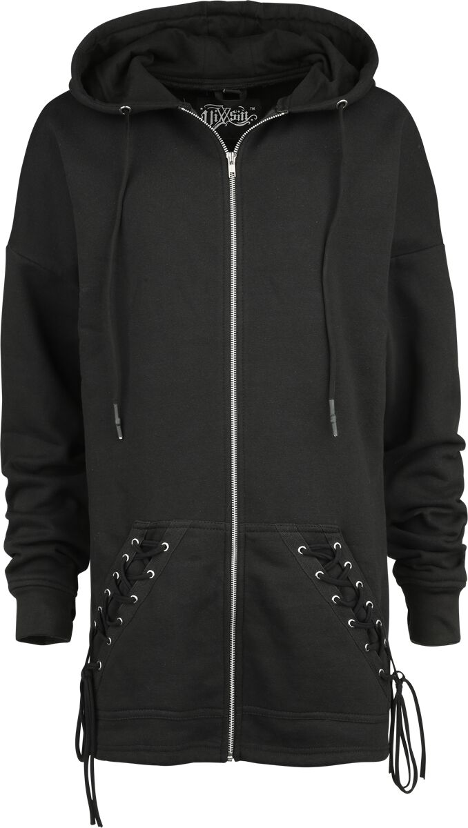 Vixxsin Asmodeus Hood Kapuzenjacke schwarz in S von Vixxsin