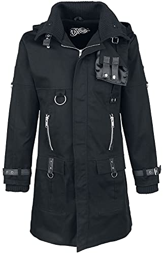 Vixxsin Eclusion Coat Männer Mantel schwarz L 100% Baumwolle Gothic, Industrial, Rockwear von Vixxsin