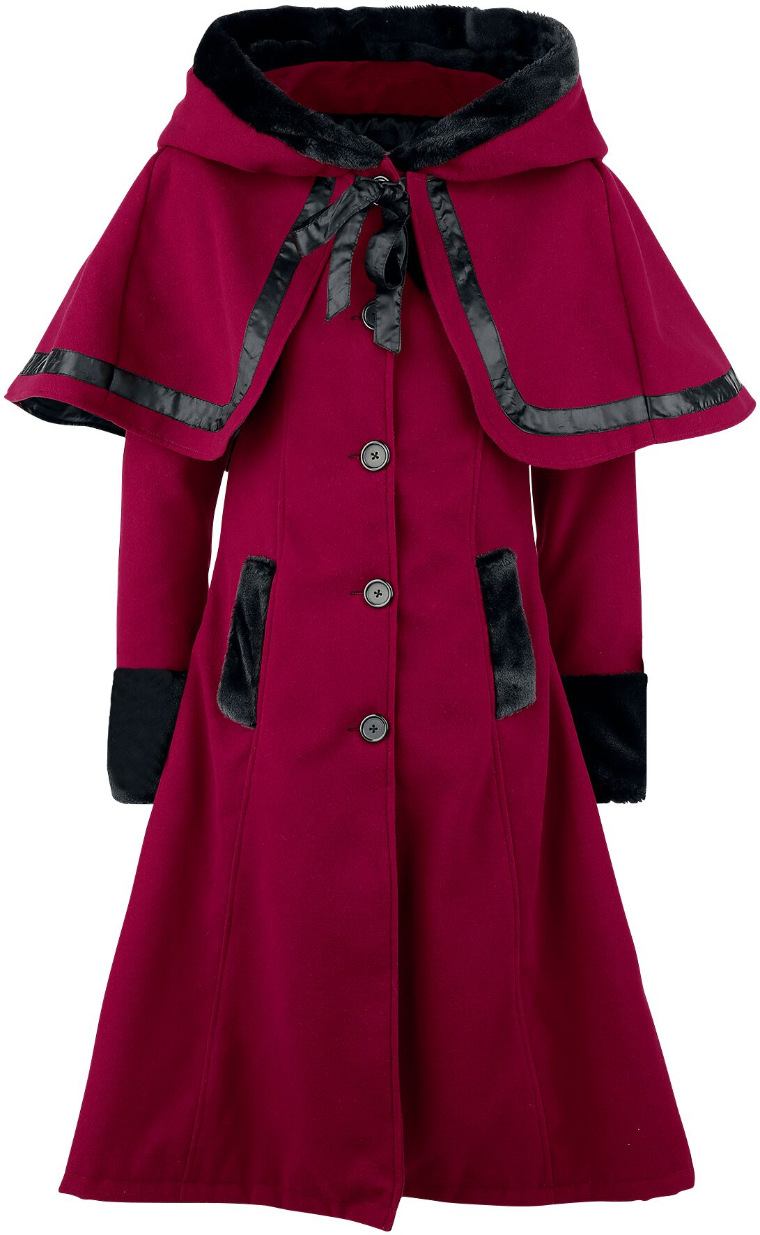 Vixxsin Elena Coat Wintermantel rot in 4XL von Vixxsin