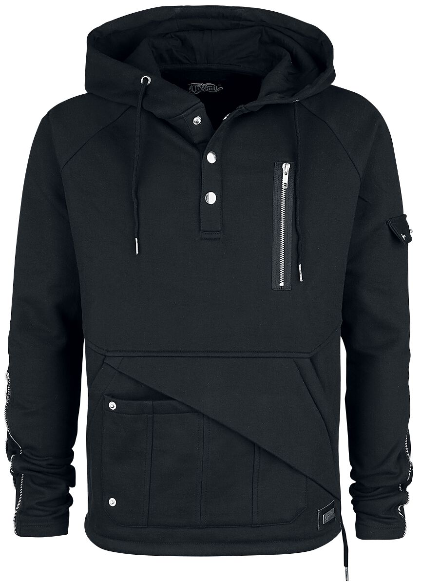 Vixxsin Faustus Top Kapuzenpullover schwarz in S von Vixxsin
