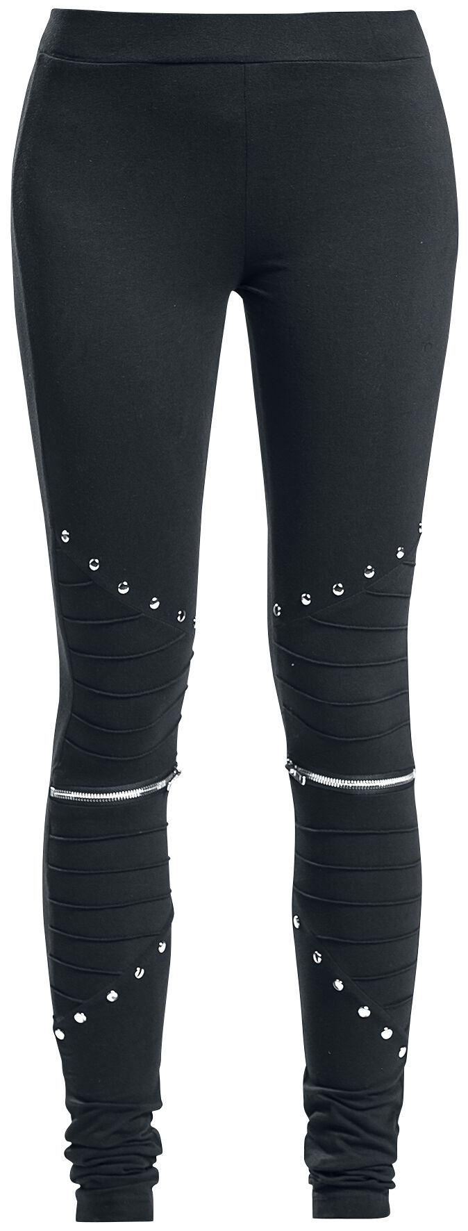 Vixxsin - Gothic Leggings - Wind - S bis XXL - für Damen - Größe M - schwarz von Vixxsin