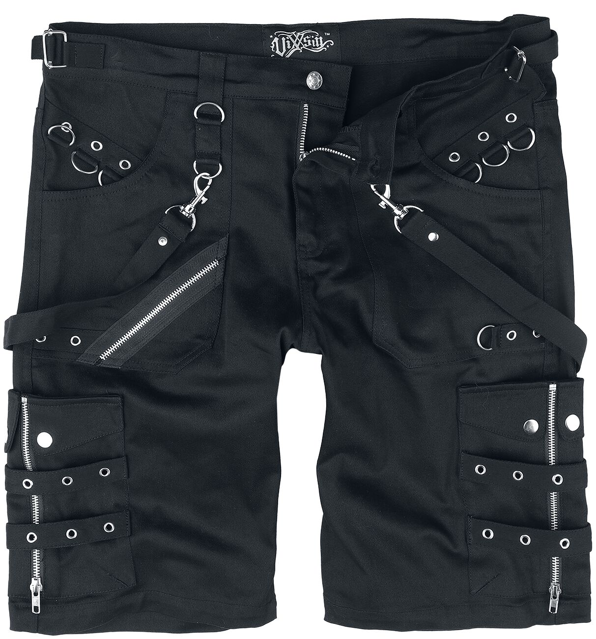 Vixxsin - Gothic Short - Edham Shorts - 30 bis 38 - für Männer - Größe 32 - schwarz Vixxsin - Gothic Short - Edham Shorts - 30 bis 38 - für Männer - Größe 32 - schwarz von Vixxsin