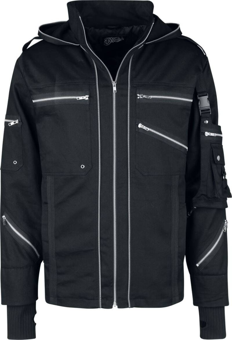 Vixxsin - Gothic Übergangsjacke - Darien Jacket - S bis 3XL - für Männer - Größe XXL - schwarz Vixxsin - Gothic Übergangsjacke - Darien Jacket - S bis 3XL - für Männer - Größe XXL - schwarz von Vixxsin