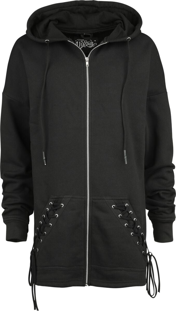 Vixxsin Kapuzenjacke - Asmodeus Hood - XS bis XXL - für Damen - Größe XS - schwarz von Vixxsin