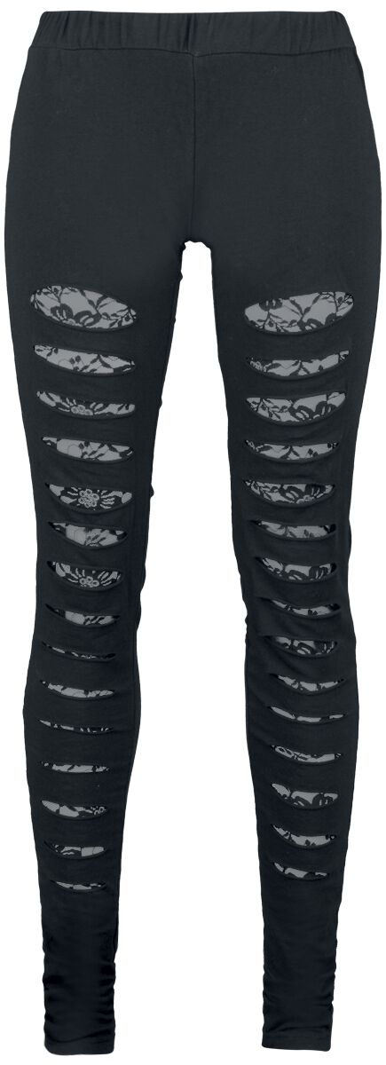 Vixxsin Leggings - Slasher - S bis XL - für Damen - Größe M - schwarz von Vixxsin