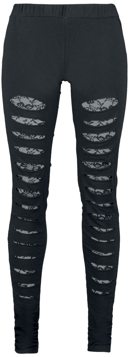 Vixxsin Leggings - Slasher - S bis XL - für Damen - Größe S - schwarz von Vixxsin