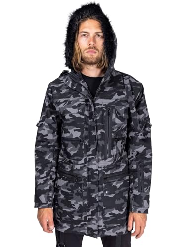 Vixxsin Mantel Quillion Parka, Größe:L von Vixxsin