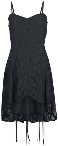 Vixxsin Nala Dress Frauen Mittellanges Kleid schwarz L 100% Polyester Gothic von Vixxsin