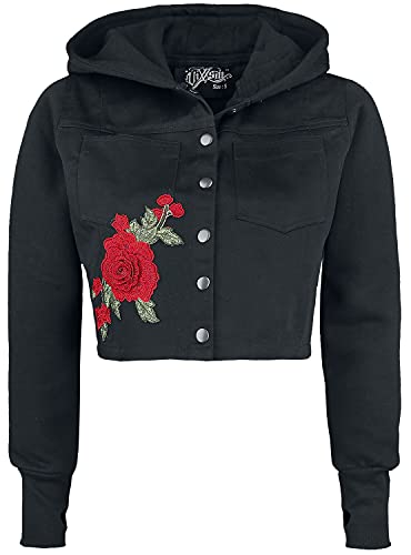 Vixxsin Rea Jacket Frauen Kapuzenjacke schwarz XXL 58% Baumwolle, 39% Polyester, 3% Elasthan Rockwear von Vixxsin