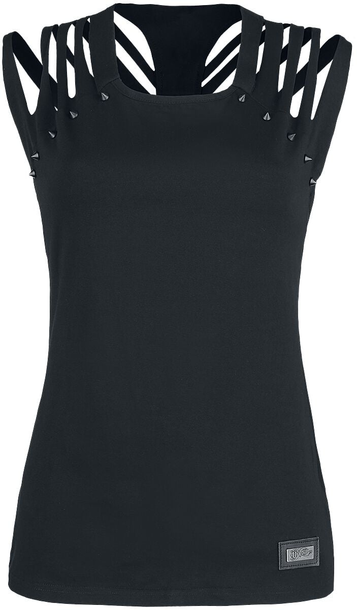 Vixxsin Top - Yanet Top - S bis XL - für Damen - Größe M - schwarz von Vixxsin