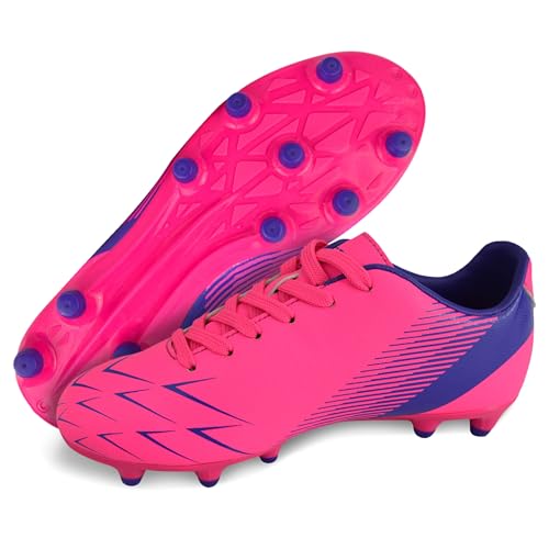 Vizari FG Fussballschuhe Kinder | Kinder Fußball Schuhe für Jungen Mädchen | Outdoor Soccer Cleats Turf Football Boots | Griffige Stollen für Training & Spiel von Vizari