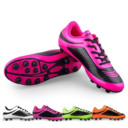 Vizari Infinity FG Soccer Cleat (Kleinkind/kleines Kind/großes Kind), pink/schwarz, 35 EU von Vizari