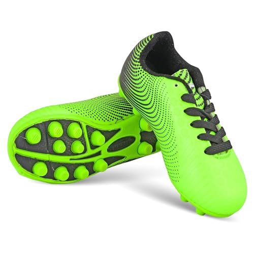 Vizari Kinder Fußballschuhe Jungen Mädchen | FG Soccer Cleats mit Rutschfesten Stollen | Fußball Schuhe für Training Spiel Kunstrasen | Football Shoes 25–38 von Vizari