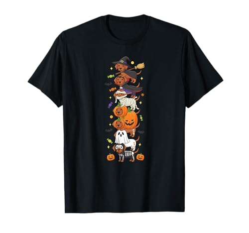 Lustige Vizsla Hexe Vampir Geist Halloween Kinder Herren Damen T-Shirt Lustige Vizsla Hexe Vampir Geist Halloween Kinder Herren Damen T-Shirt von Vizsla Dog Lovers Halloween Skeleton Mummy Outfits