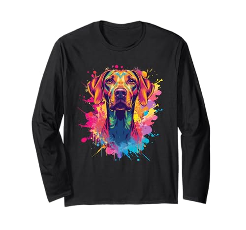 Vizsla Hund Vizslas Besitzer Mama Papa Haustiere Hunde Männer Frauen Kinder Langarmshirt Vizsla Hund Vizslas Besitzer Mama Papa Haustiere Hunde Männer Frauen Kinder Langarmshirt von Vizsla Dog Vizslas Apparel