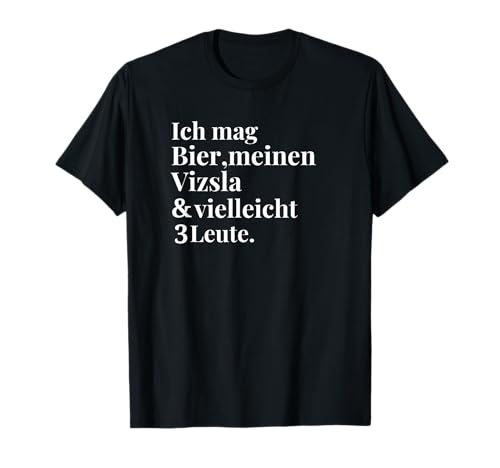 Vizsla Bier Liebhaber Lustige Hunde Geschenke Frauen Männer T-Shirt von Vizsla Geschenke