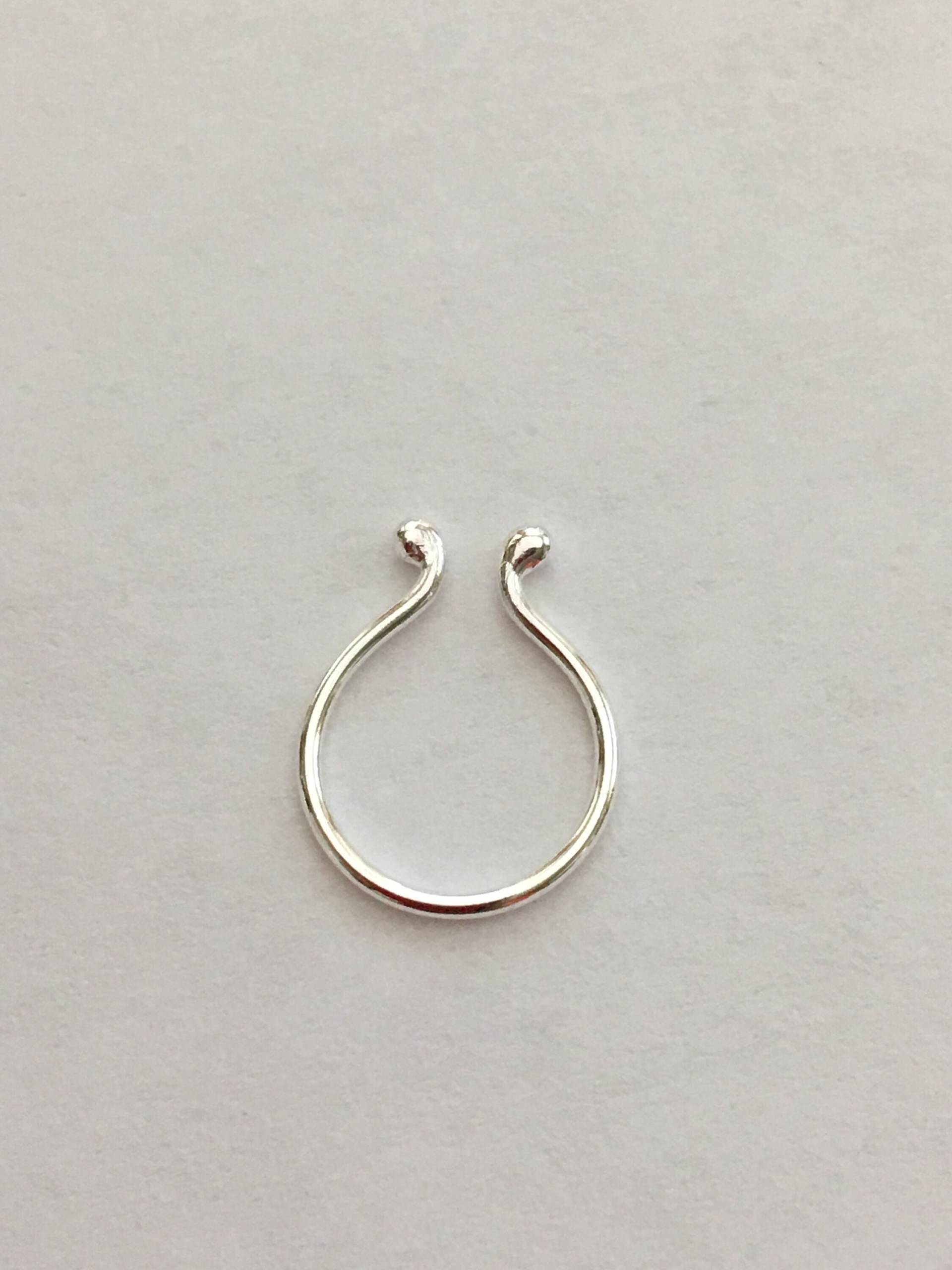 Zierlicher Fake Septum Ring S.925 Schmuck Faux von Vlings