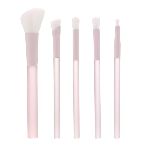 Vllcsla Make-up Pinsel 5 Stück Gesichtspinsel, Kunststoffgriff, 5 Farben, 5 Stück Feste Make-up Pinsel Set Kontur Lidschatten Nasenschatten Pinsel Sets, Make-up Pinsel & Werkzeuge von Vllcsla