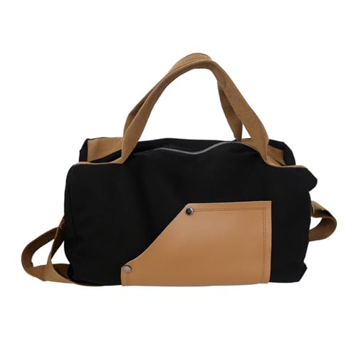 Vllcsla Reisetasche für Herren Kleiner Canvas Rucksack 20,75L Freizeitreise Seesack - Multifunktionale Wochenend-Übernachtungstasche Handgepäck Reisetaschen Organizer 41x22x23 cm von Vllcsla