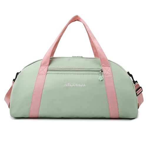 Vllcsla Sporttasche mit Nasser Tasche für Frauen Gym Seesack Weekender Bag Carry On Holdall Bag Verschleißfeste Reisetasche für Outdoor-Aktivitäten von Vllcsla