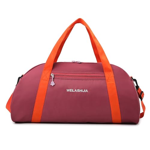 Vllcsla Sporttasche mit Nasser Tasche für Frauen Gym Seesack Weekender Bag Carry On Holdall Bag Verschleißfeste Reisetasche für Outdoor-Aktivitäten von Vllcsla