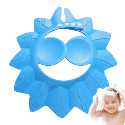 Vllold Baby-Badehut-Schild | Badeschutzkappe – weiche Kinder-Shampoo-Bademütze verstellbar Waschen Dusche Schutz für Kleinkinder von Vllold