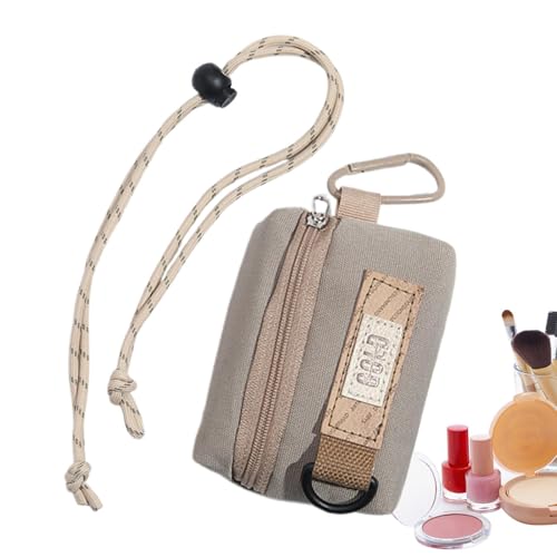 Vllold Kleine Umhängetasche – lässige Schultertasche tragbare kleine Münzbörse – kleine Münzbörse für Bargeld, Schlüssel, Bankkarten, grau, Refer to description von Vllold
