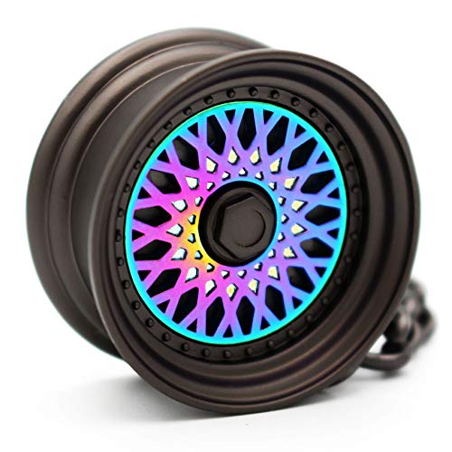 VmG-Store Speichenfelge Style Chrom Felge Schlüsselanhänger - massiver Anhänger S044 (Flip Flop, Felge Chrom) von VmG-Store