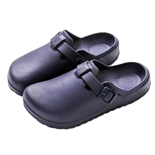 Vmhkjo Clogs Damen Herren Krankenschwester Berufsschuhe Weich Eva Gartenclogs Wolken Hausschuhe Badelatschen Sommer Schlappen Atmungsaktiv rutschfest Strand Sandalen,Lila,42 EU von Vmhkjo