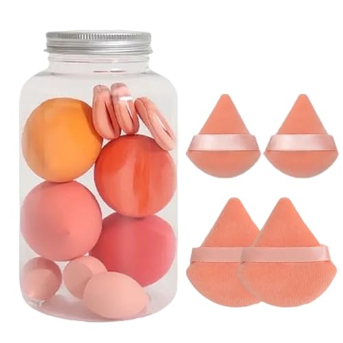 14-teiliges Make-up- -Set, weicher Make-up-, Make-up-Schwämme, Puderquaste, langanhaltende Schönheitsschwämme, Nass- und Trockenanwendung, für Mädchen 14-teiliges Make-up- -Set, weicher Make-up-, Make-up-Schwämme, Puderquaste, langanhaltende Schönheitsschwämme, Nass- und Trockenanwendung, für Mädchen von Vmiorzq