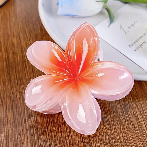 Plumerias Haarklammer, hawaiianische Blumen-Haarklammer für Damen, bunte Blumen-Clips, starker Halt, hawaiianische Haarklammer, Mädchen-Damen-Zubehör Plumerias Haarklammer, hawaiianische Blumen-Haarklammer für Damen, bunte Blumen-Clips, starker Halt, hawaiianische Haarklammer, Mädchen-Damen-Zubehör von Vmiorzq