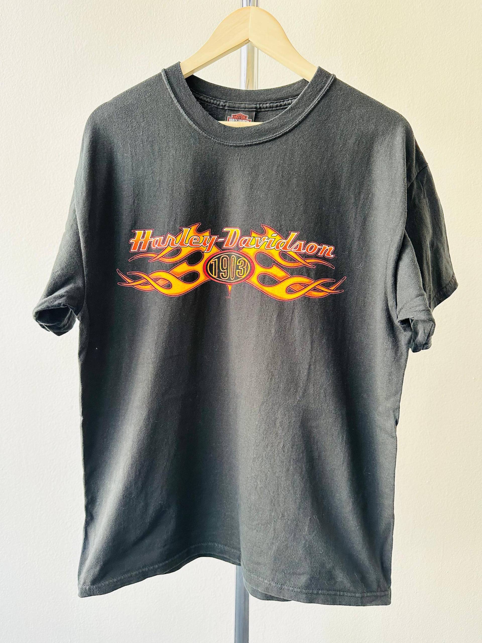Harley Davidson "Flames" 2003 T-Shirt - Größe L von VntgNoIntroductions