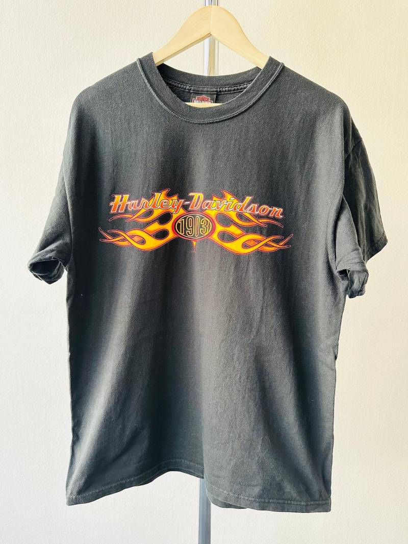 Harley Davidson "Flames" 2003 T-Shirt - Größe L von VntgNoIntroductions