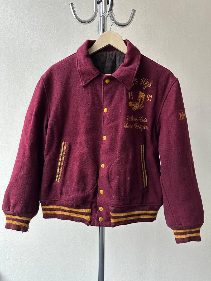Vintage 1980S Varsity Jacke - Größe M|L von VntgNoIntroductions