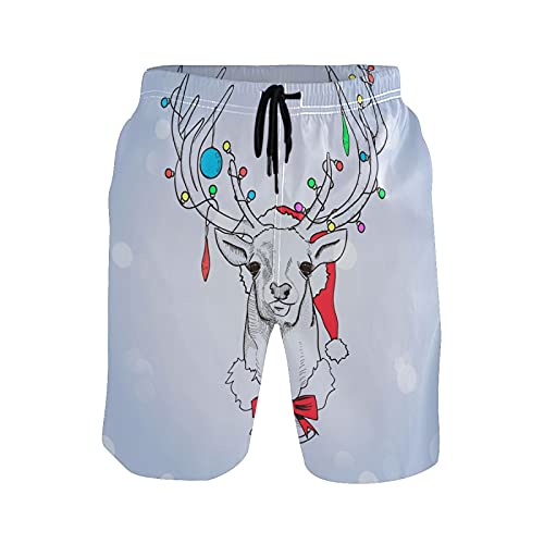 Vnurnrn Kunst Niedlich Geschenk Tier Oktopus Fisch Herren Badeshorts Badehose mit Mesh-Futter Boardshorts für Männer Surf Schwimmhose Sporthose von Vnurnrn