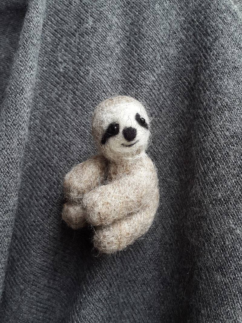 Faultier Brosche Faultier Brosche von VoDiHandmade