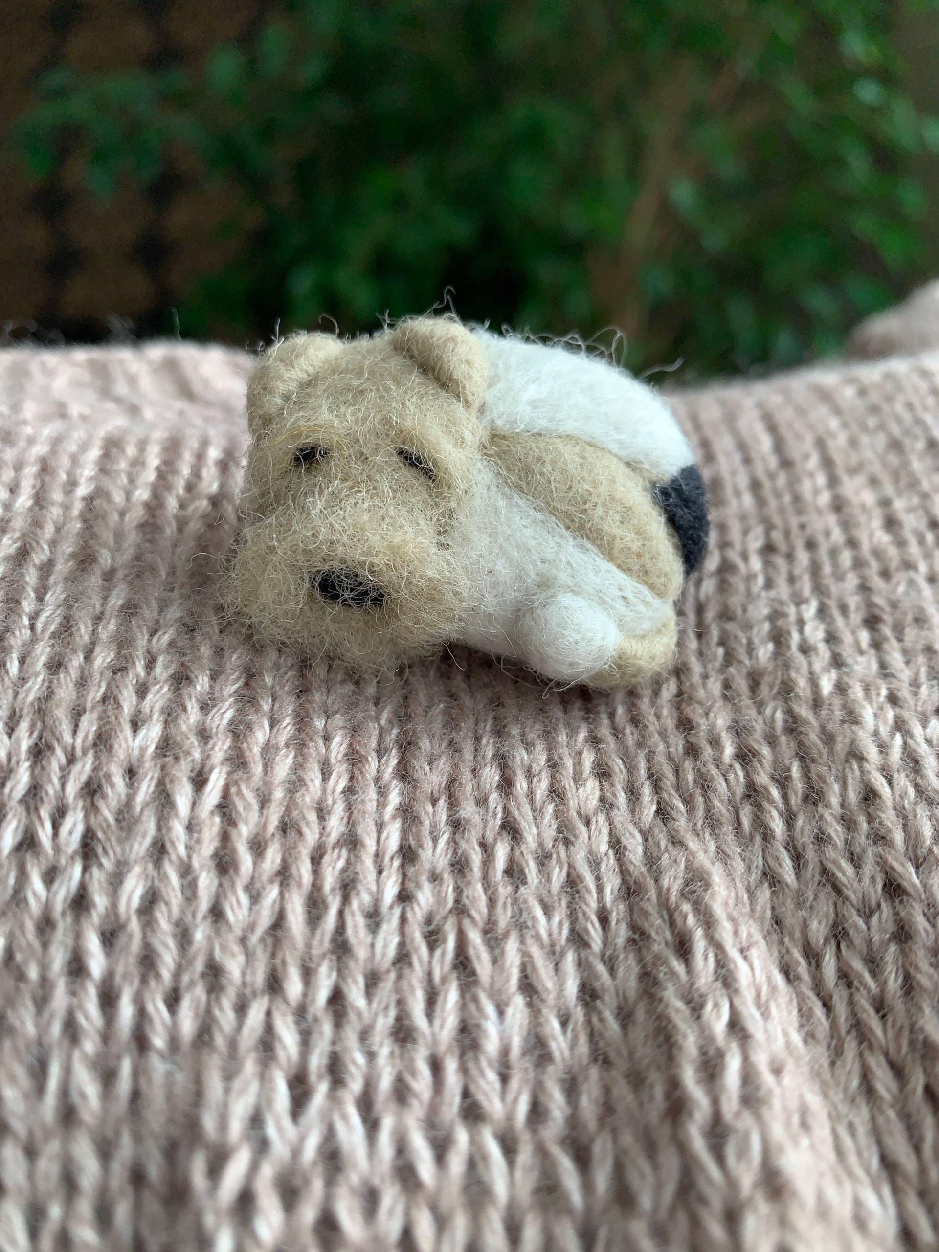 Fuchs Terrier Hunde Brosche, Haustier Liebhaber Geschenk Fuchs Terrier Hunde Brosche, Haustier Liebhaber Geschenk von VoDiHandmade