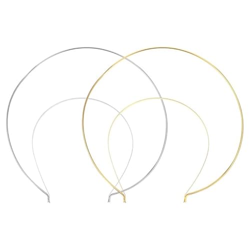 Voarge 2 Stück Engel Stirnband Gold Crown Kopfstück Göttin Graceful Tiara Haar Hoop für Frauen Braut Hochzeit Halloween- Party Verwenden von Voarge