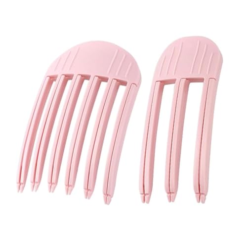 Voarge 2 Stück Volumen haarklammer, Volumen clips haare, Volumenclip für den Haaransatz,Spurlose Haarspangen für Den Haaransatz,MäNner und Frauen(Rosa) von Voarge
