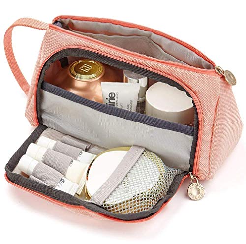 Voarge Große Kapazität Federmäppchen, Mäppchen mit Reißverschluss, Middle High School College Office Studentin Mädchen Erwachsener Teenager Geschenk, für Schule & Büro-20 x 8 x 11 cm (Rosa) von Voarge