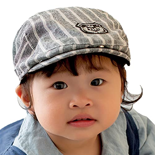 Vobozeany Baby Schirmmütze Baumwolle Atmungsaktiv Kinder Baskenmütze Kapppe Hüte Cap Schiebermütze 6-18 Monate von Vobozeany