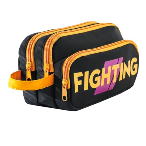 Vobozeany Federmäppchen Federtaschen für Jungen 3 Fach Mäppchen Studentin Große Kapazität Tragbar Mädchen Schlampermäppchen Multifunktional Schüler-Etui Schreibwarenbeutel von Vobozeany