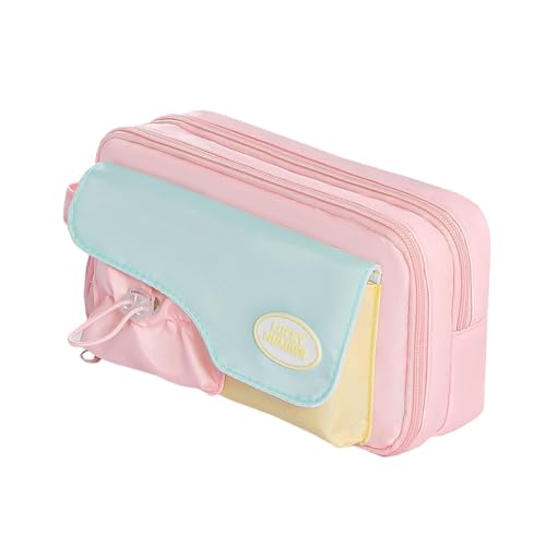 Vobozeany Federmäppchen Mädchen Junge Schule Mäppchen Große Kapazität Süße Federtasche Etui Stifte Stiftetui Schreibwaren Organizer Tasche von Vobozeany