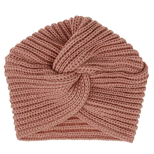 Vobozeany Turban Mütze Damen Elastische Retro Beanie Strickmütze Schlafmütze Headwrap Kopfbedeckung für Chemo Haarverlust Muslim von Vobozeany