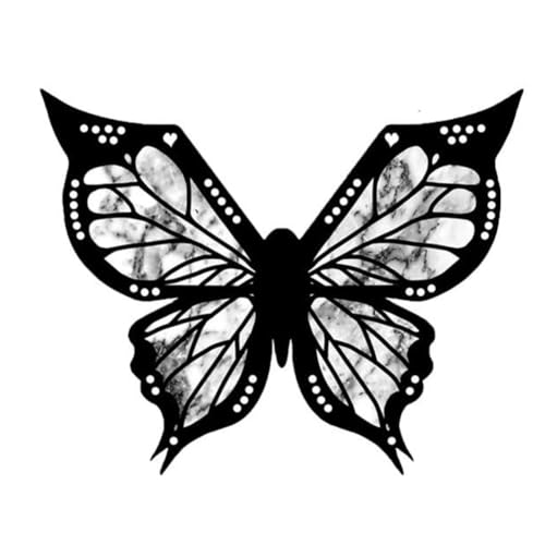 Vocdikficy Schmetterlings-Schablone für Eyeliner, Schmetterlings-Eyeliner-Schablone, Schmetterlings-Make-Up-Schablone, Schmetterlings-Schablone Funktioniert Langlebig, Einfach zu Installieren, 1 von Vocdikficy